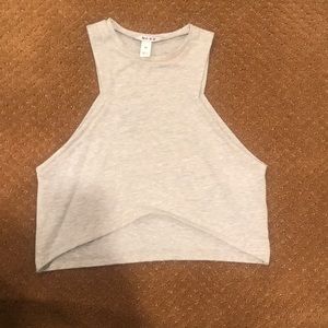 asymmetrical crop top